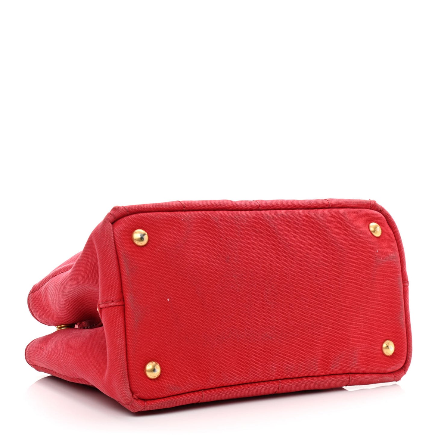 Canapa Small Logo Tote Rosso