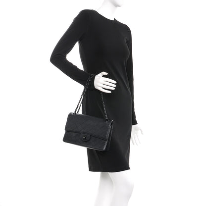Chanel Caviar Stitch Medium Single Flap So Black 2 of 11