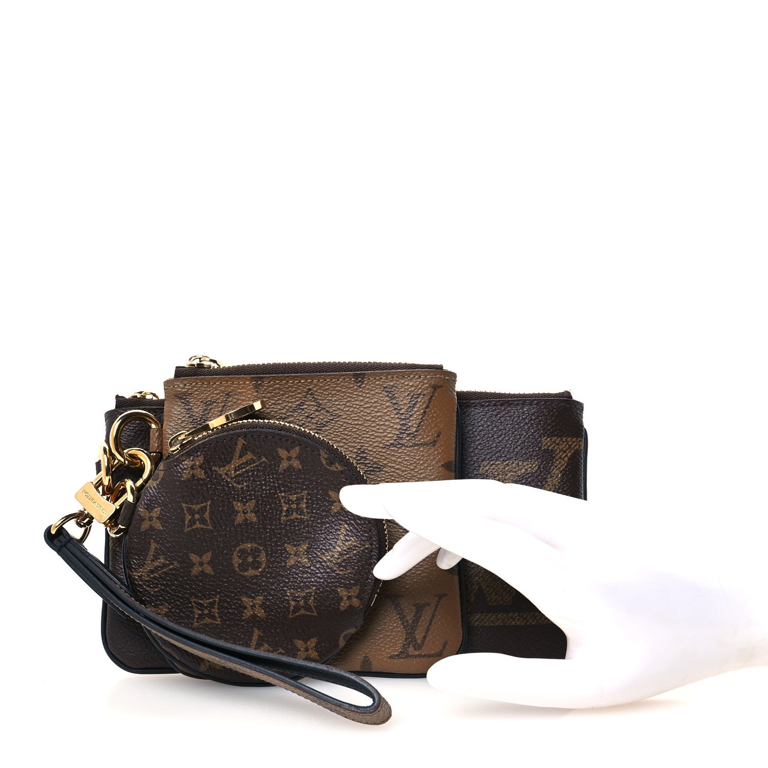 Louis Vuitton Reverse Monogram Giant Trio Pouch 2 of 8