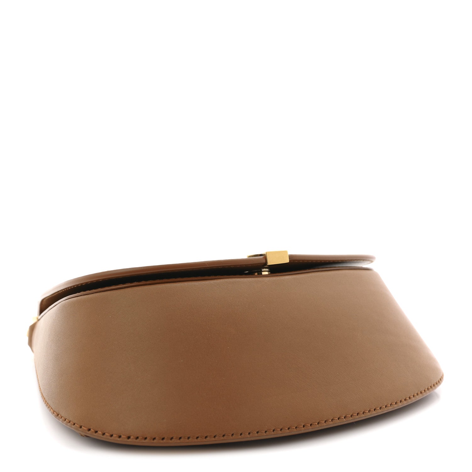 Saint Laurent Canvas Calfskin Mini Voltaire Top Handle Bag Natural Tan 4 of 10