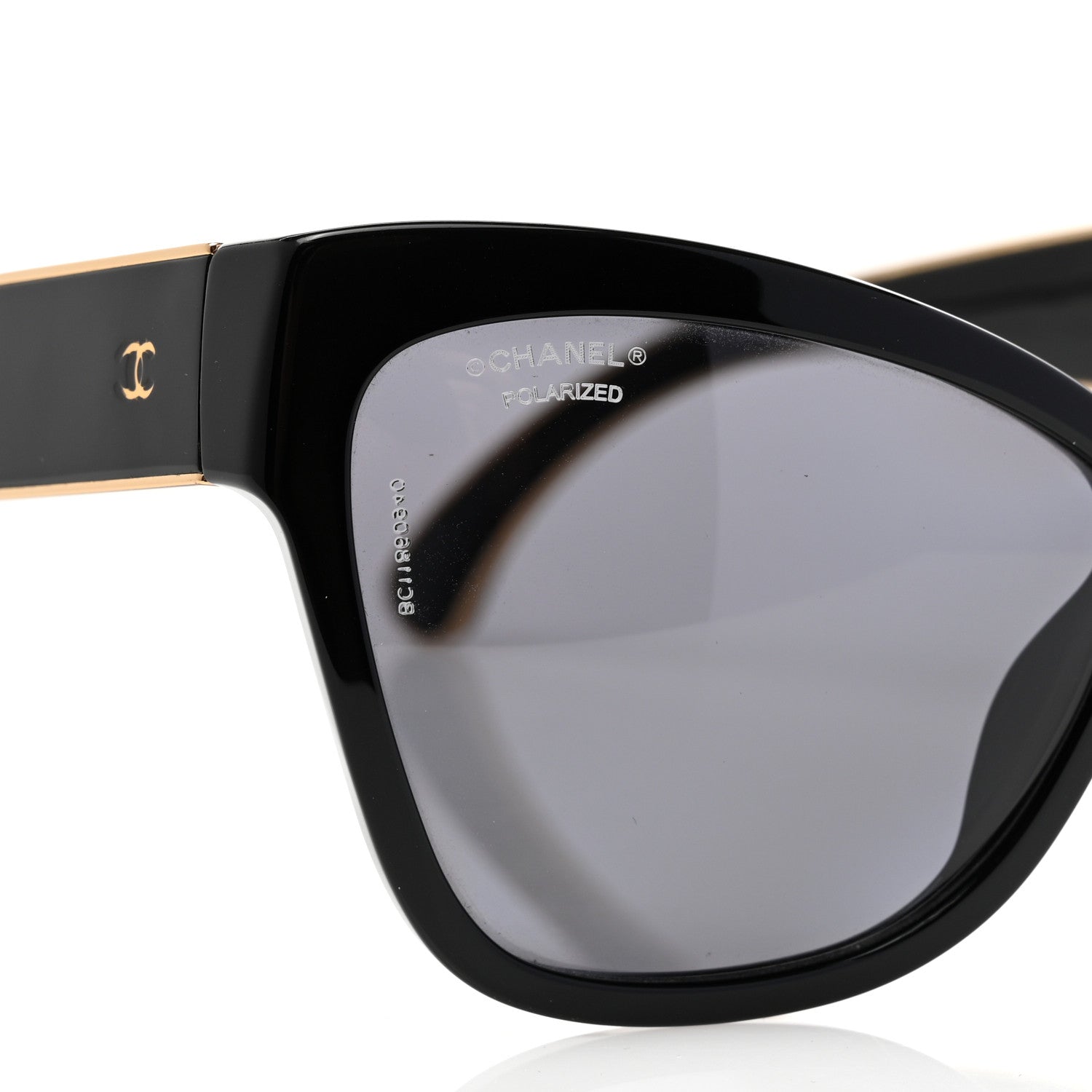 Chanel Acetate CC Cat Eye Sunglasses 5271 Black 7 of 8