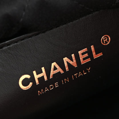 Chanel Shiny Calfskin Striped Mini Chanel 22 Red Black 6 of 11
