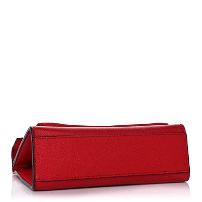 Louis Vuitton Soft Calfskin Mylockme Chain Bag BB Rubis 4 of 9