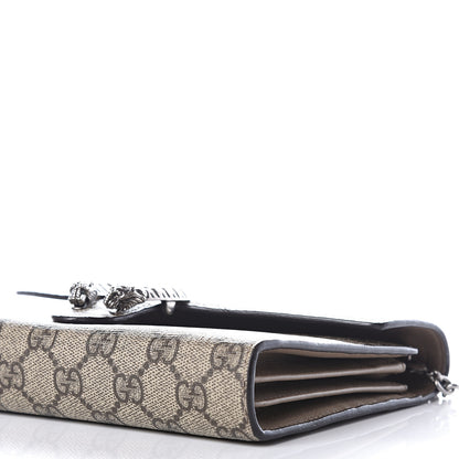Gucci GG Supreme Monogram Mini Dionysus Chain Wallet Beige Taupe 8 of 10