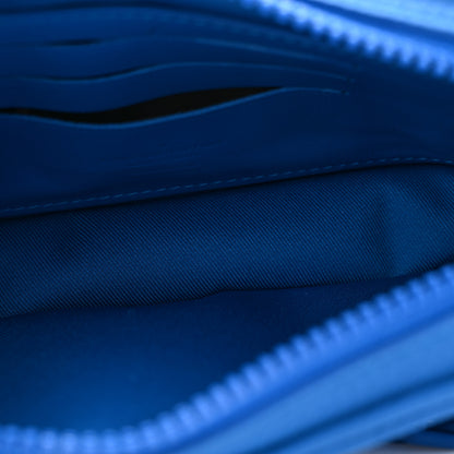 Louis Vuitton Taurillon Monogram Pochette Volga Blue 5 of 6