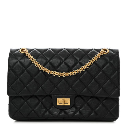 Chanel Aged Calfskin Quilted 2.55 Reissue 226 Flap Black 1 of 10