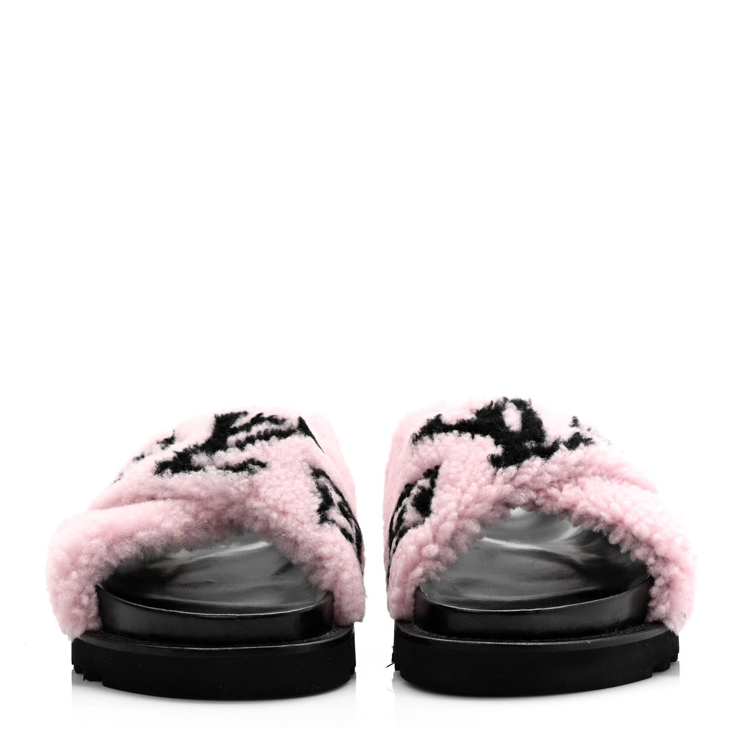 Shearling Paseo Sandals 38 Pink
