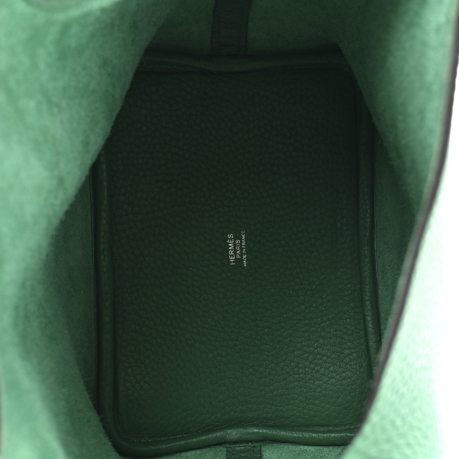 Hermes Taurillon Clemence Picotin Lock 18 PM Vert Vertigo 5 of 9