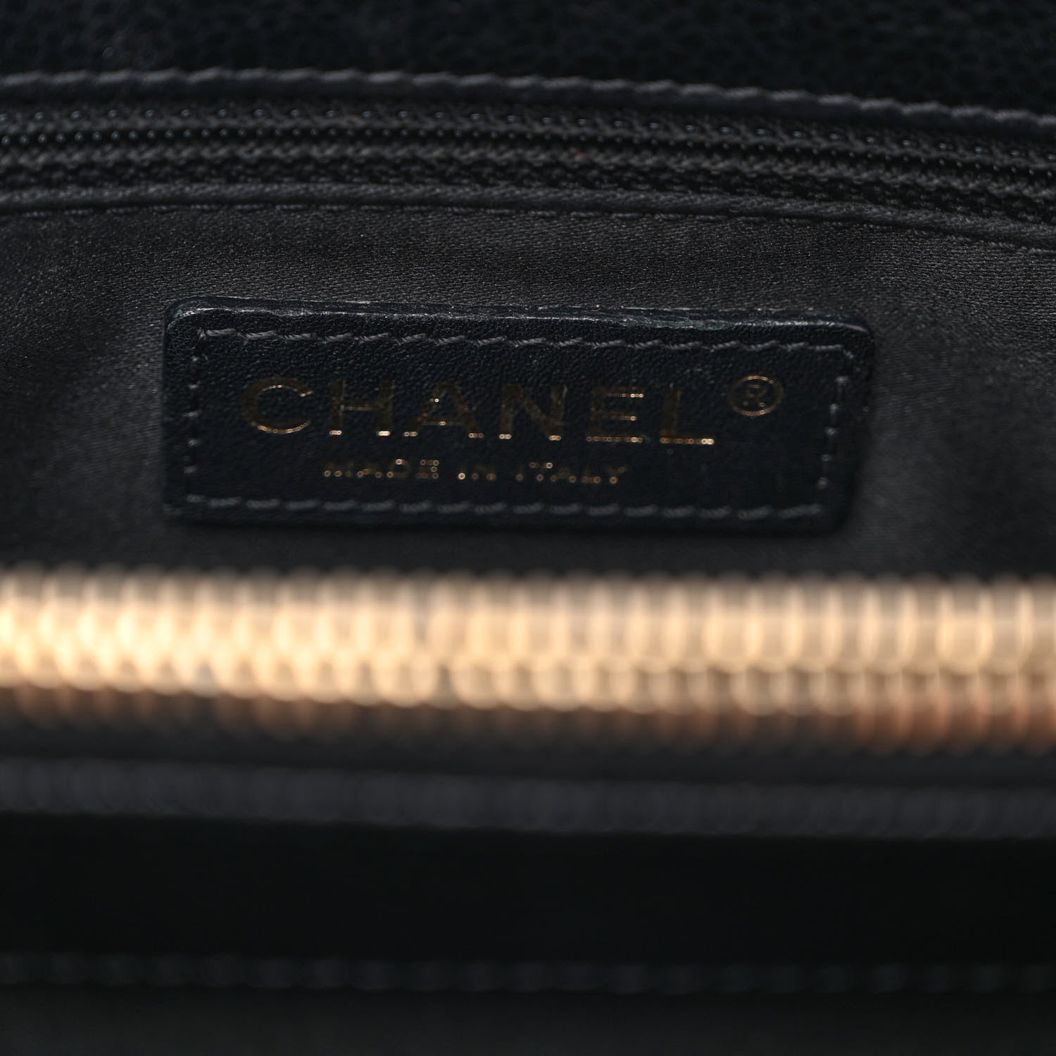 Chanel Caviar Quilted Grand Shopping Tote GST Black 6 of 12