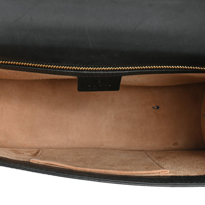 Gucci Calfskin Small Sylvie Shoulder Bag Black 5 of 14