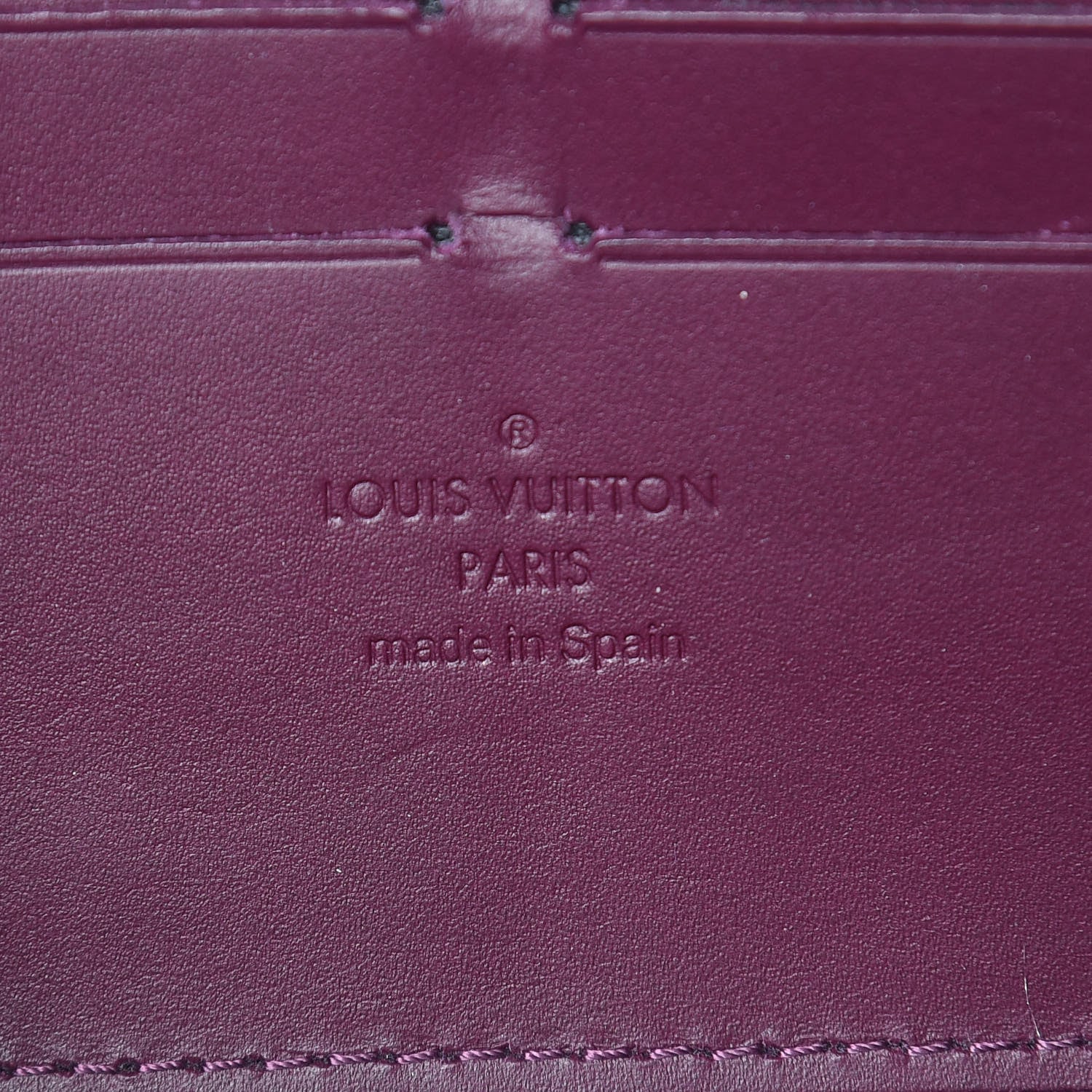 Louis Vuitton Vernis Zippy Wallet Violet 6 of 8