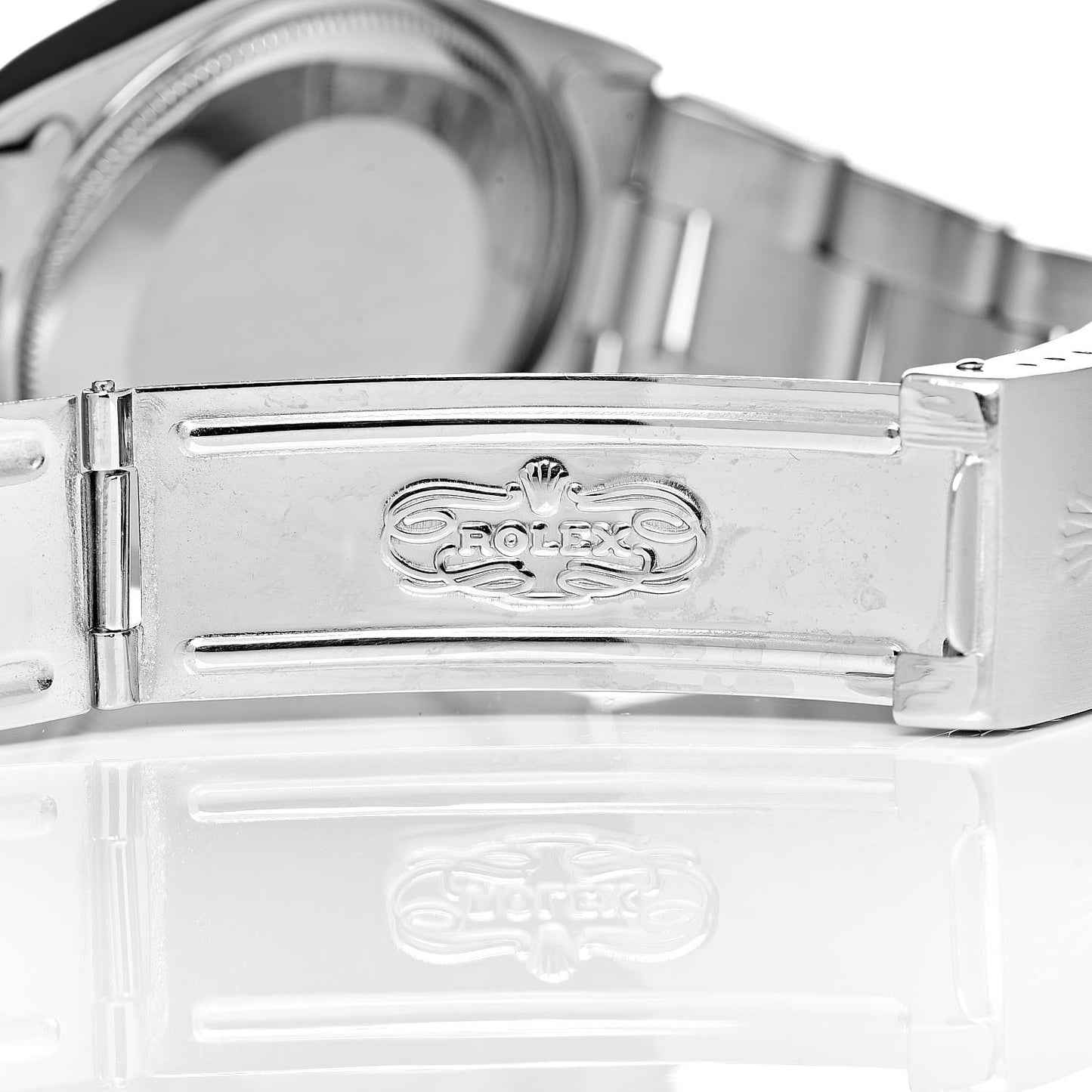 Stainless Steel 34mm Oyster Perpetual Air-King Super Precision Watch Black 5500