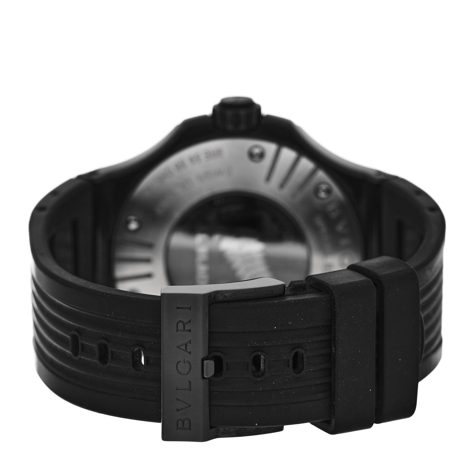 Bulgari PVD Stainless Steel 47mm Endurer Chronosprint Daniel Roth Automatic Watch Black 3 of 4