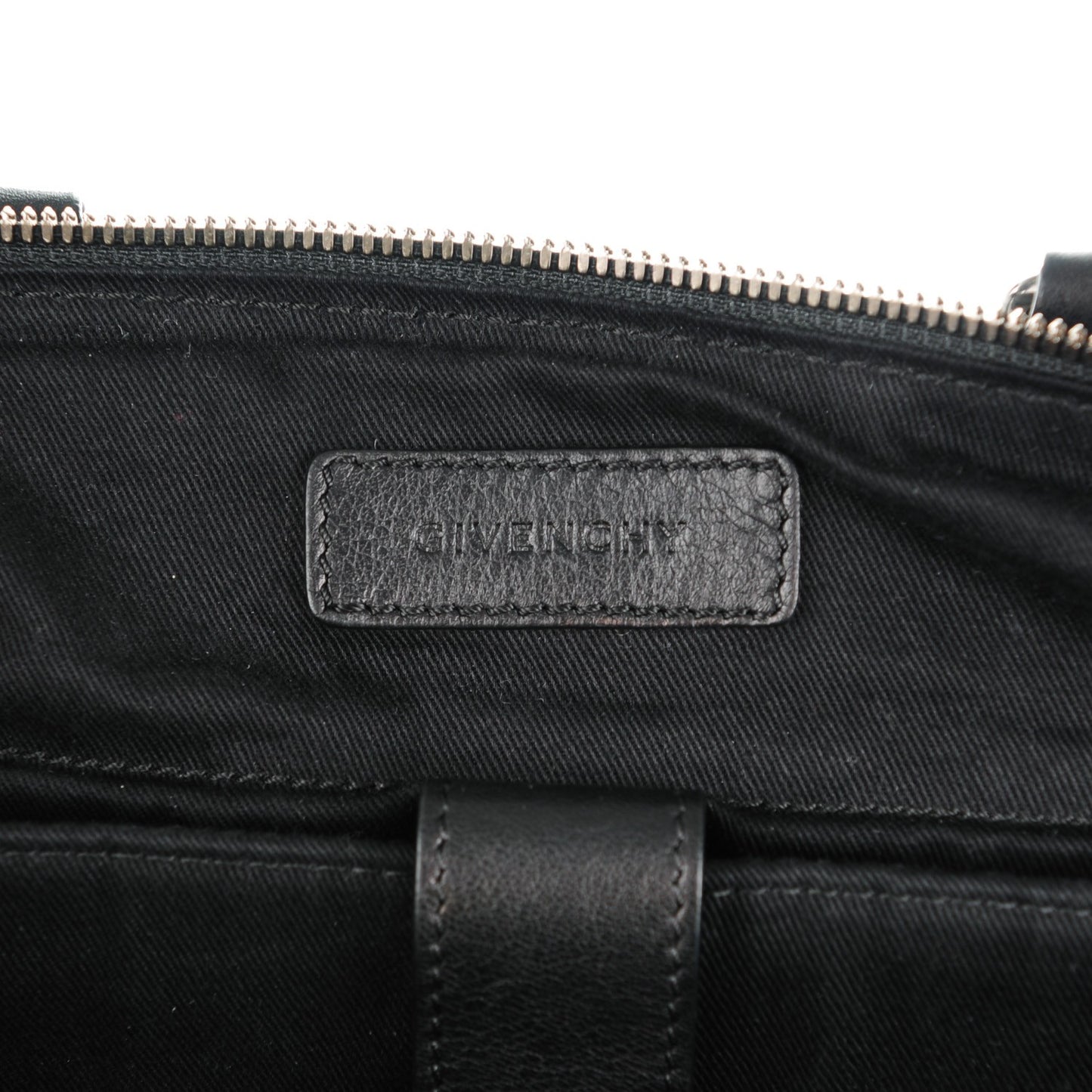 Calfskin Zipped Briefcase Nightingale Black