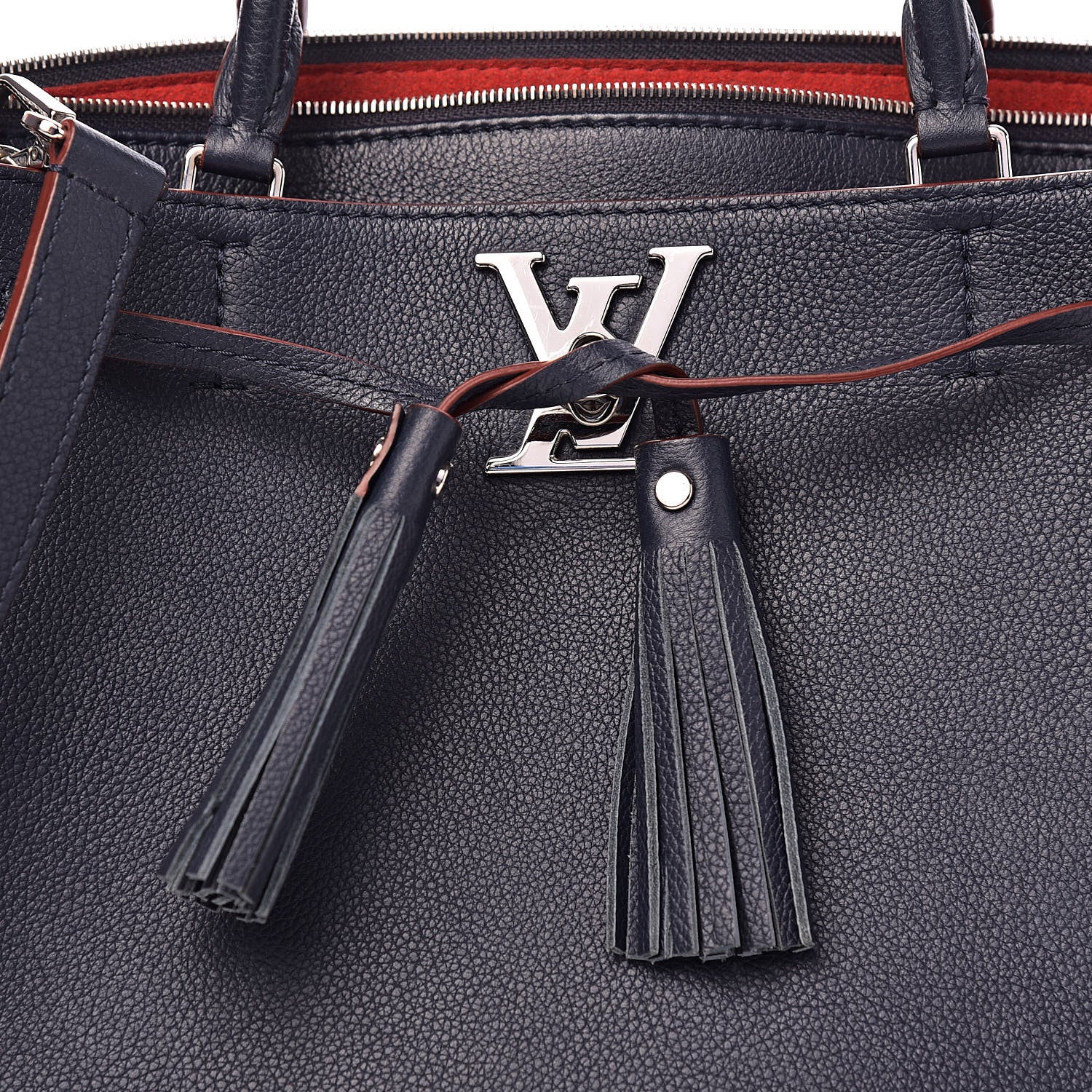 Louis Vuitton Calfskin Lockmeto Marine Rouge 15 of 15