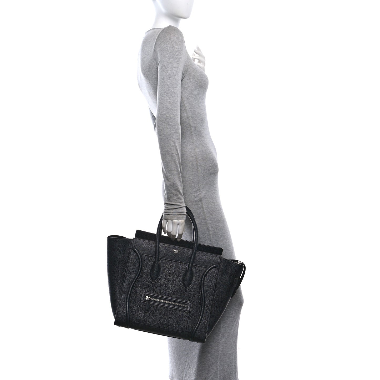 Smooth Calfskin Mini Luggage Black
