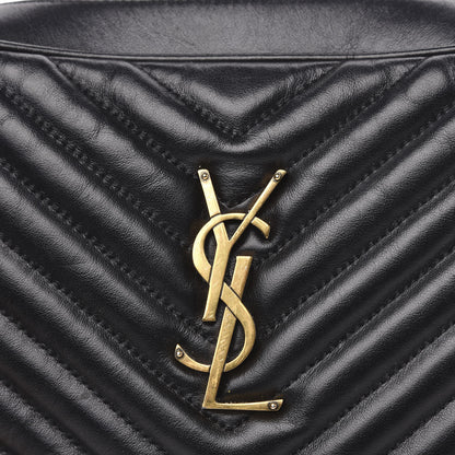 Saint Laurent Calfskin Matelasse Monogram Lou Camera Bag Black 11 of 12