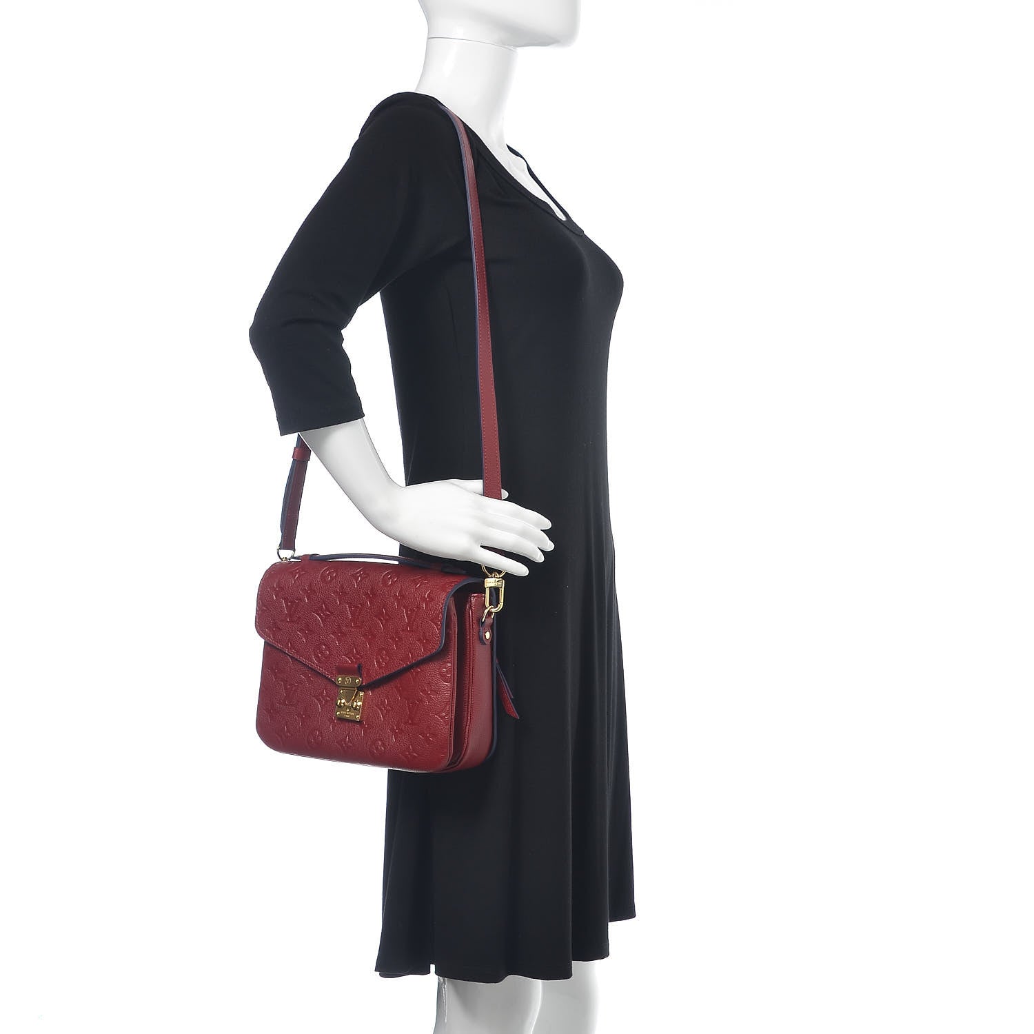 Louis Vuitton Empreinte Pochette Metis Cherry Berry 2 of 12