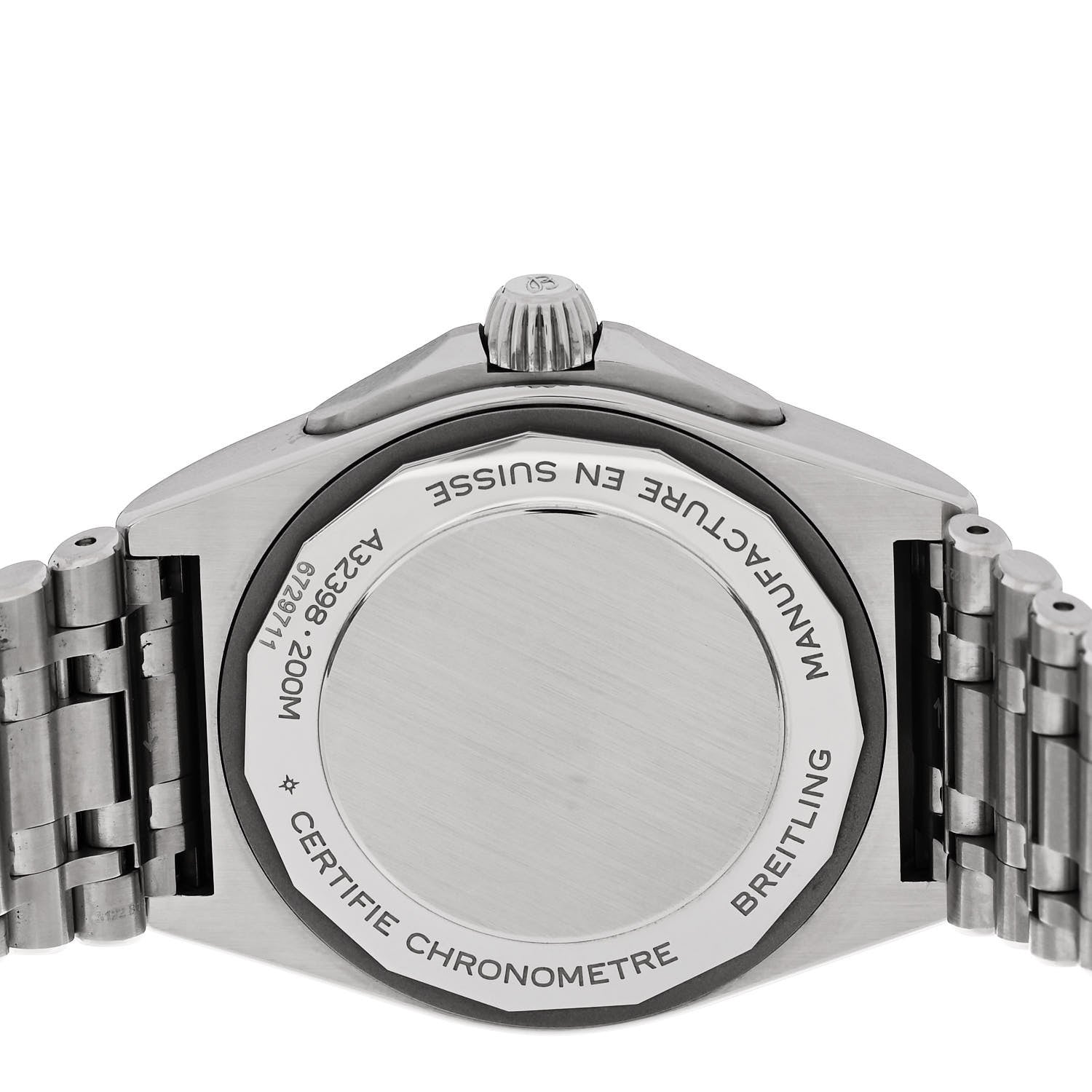 Breitling Stainless Steel 40mm Chronomat GMT Automatic Watch Blue A32398101C1A1 4 of 5