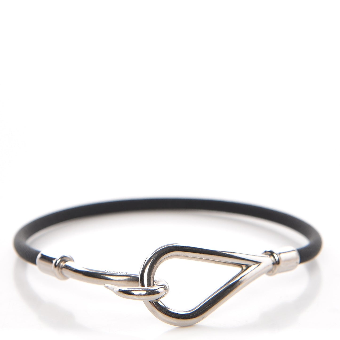 Nylon Jumbo Hook Bracelet Black