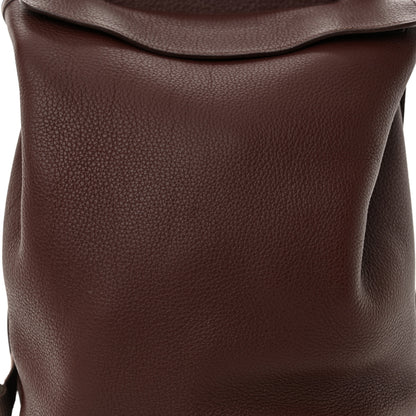 Hermes Taurillon Clemence Sherpa Backpack Rouge H 8 of 13
