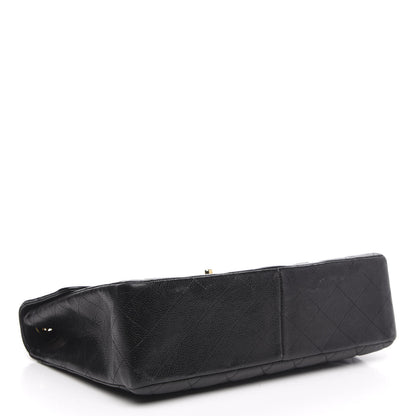 Chanel Caviar Jumbo Single Flap Black 4 of 14