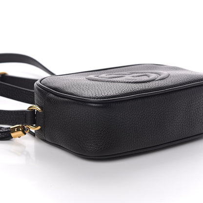 Gucci Pebbled Calfskin Mini Soho Disco Bag Black 6 of 7