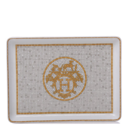 Hermes Porcelain Mosaique au 24 Sushi Plate 1 of 8