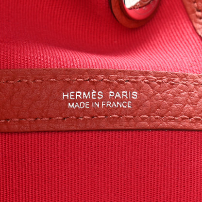 Hermes Toile Negonda Garden Party Tote 36 MM Rouge Piment 5 of 10