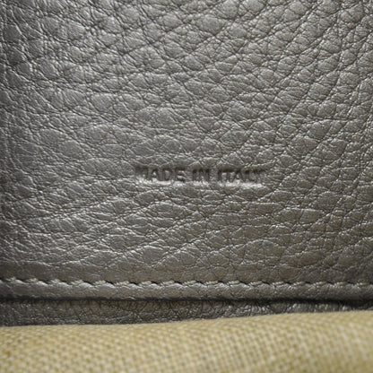 Fendi Calfskin Romano Selleria Zip Around Wallet Silver 7 of 8