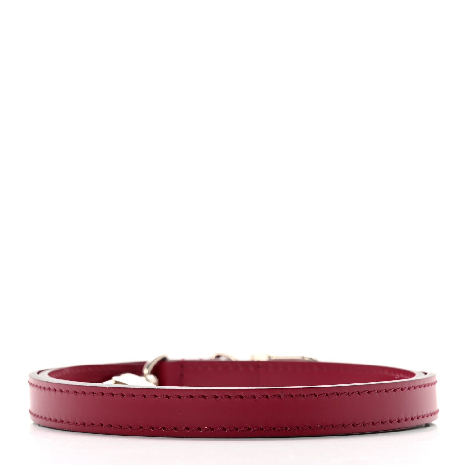 Louis Vuitton Calfskin 16mm Adjustable Shoulder Strap Fuchsia 2 of 3