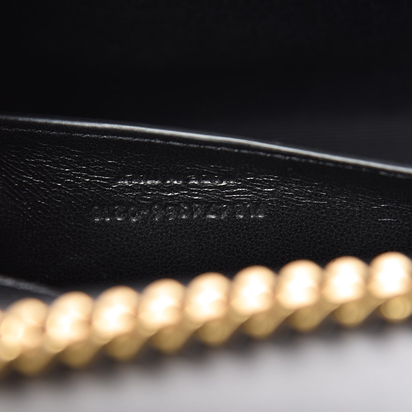 Velvet Small Monogram Kate Tassel Shoulder Bag Black