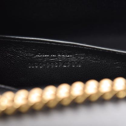 Saint Laurent Velvet Small Monogram Kate Tassel Shoulder Bag Black 7 of 11