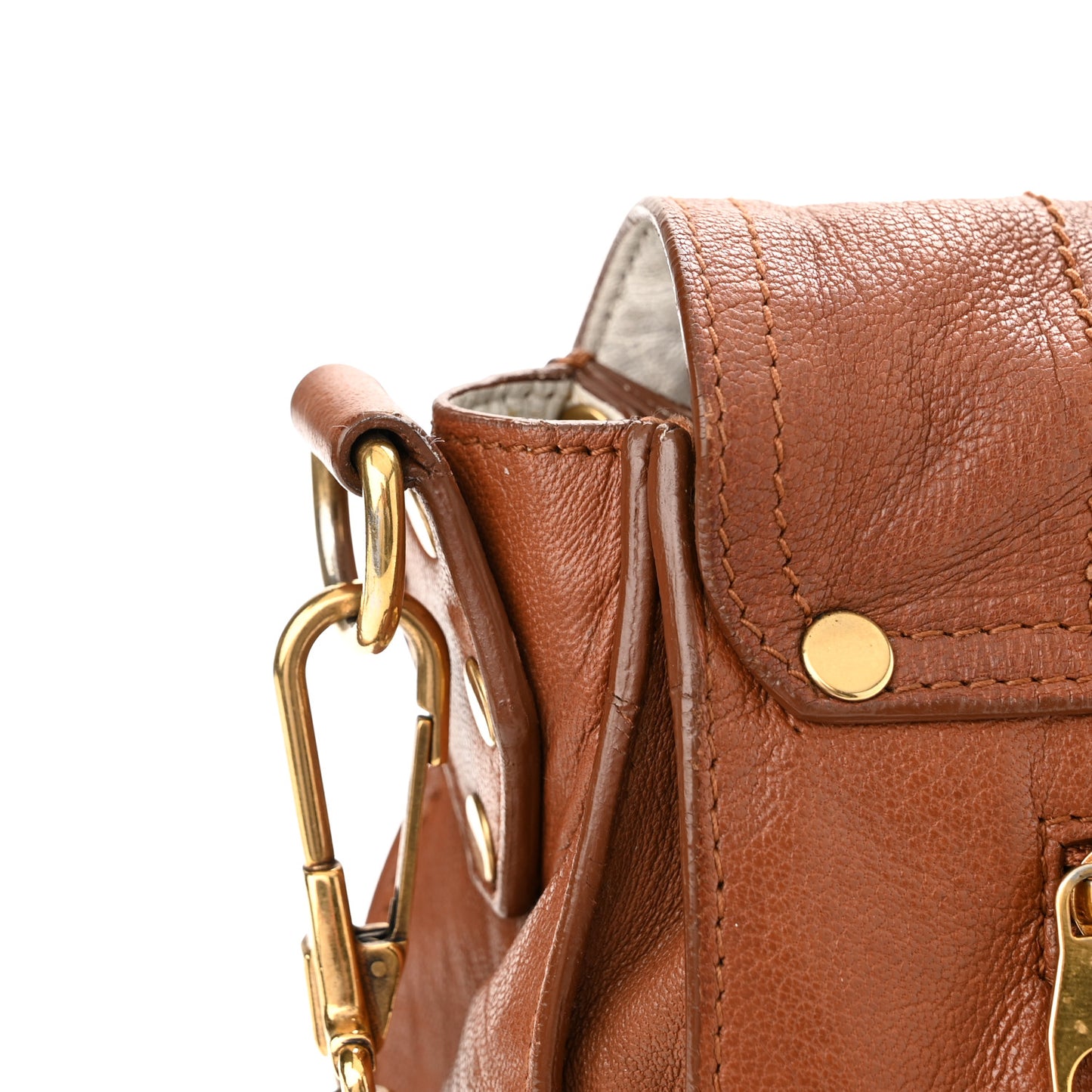 Lambskin Fringe PS1 Crossbody Pouch Dune