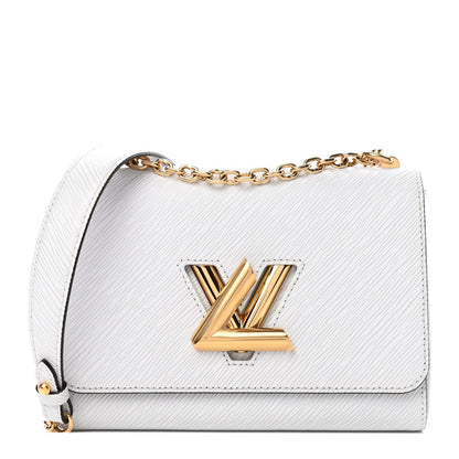 Louis Vuitton Epi Twist Shoulder Bag MM White 1 of 4