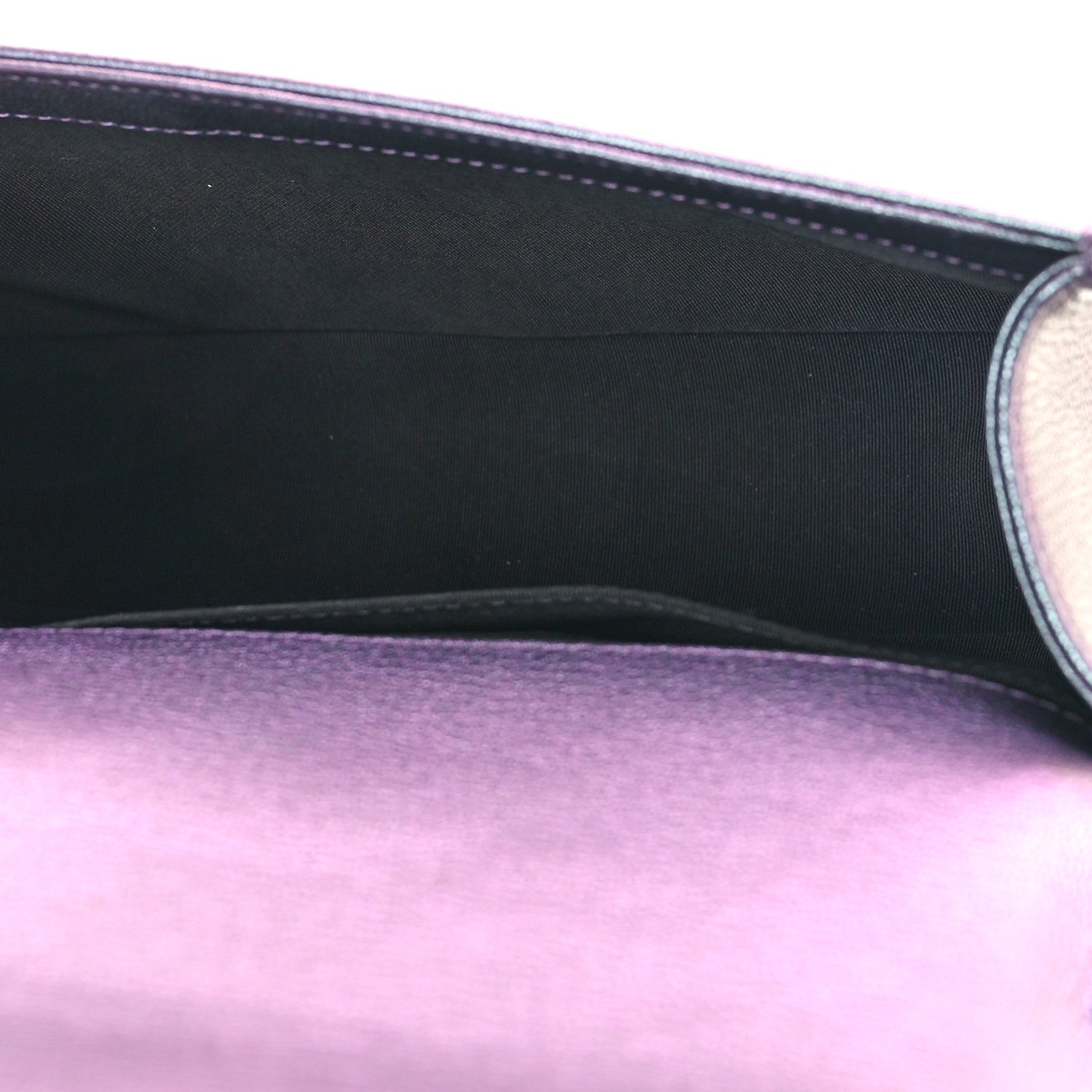 Chanel Iridescent Goatskin Quilted Medium Boy Flap Purple 5 of 9
