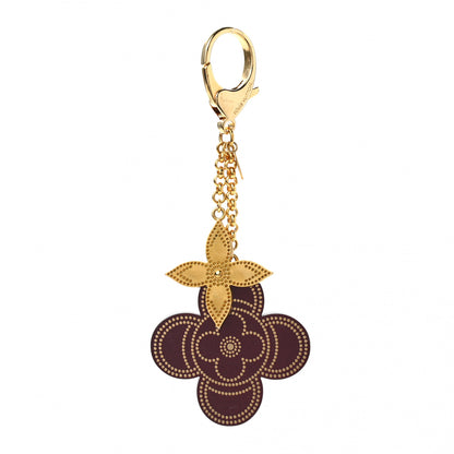 Louis Vuitton Stipply Flower Bag Charm Rouge Fauviste 1 of 5