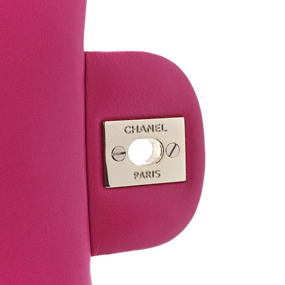 Chanel Lambskin Quilted Mini Rectangular Flap Fuchsia 6 of 13