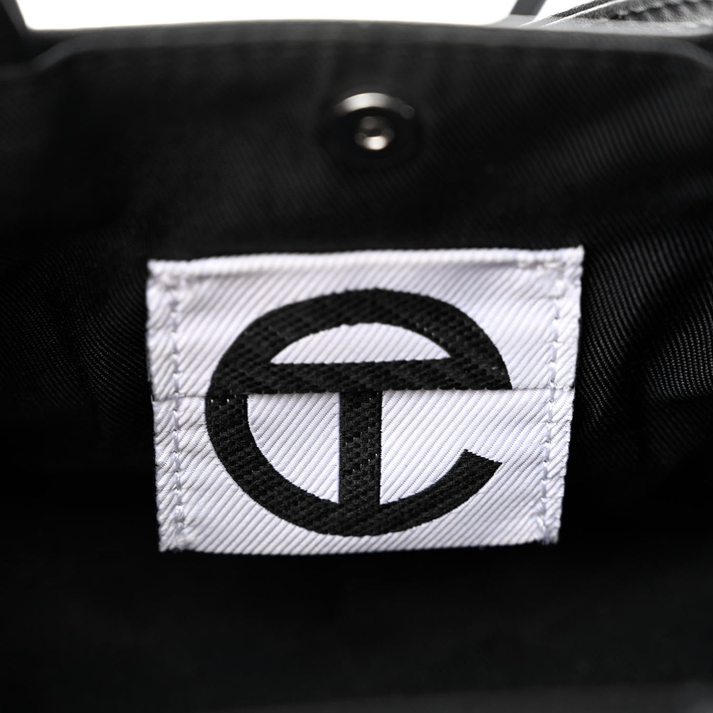 Vegan Leather Small Shopping Bag Black