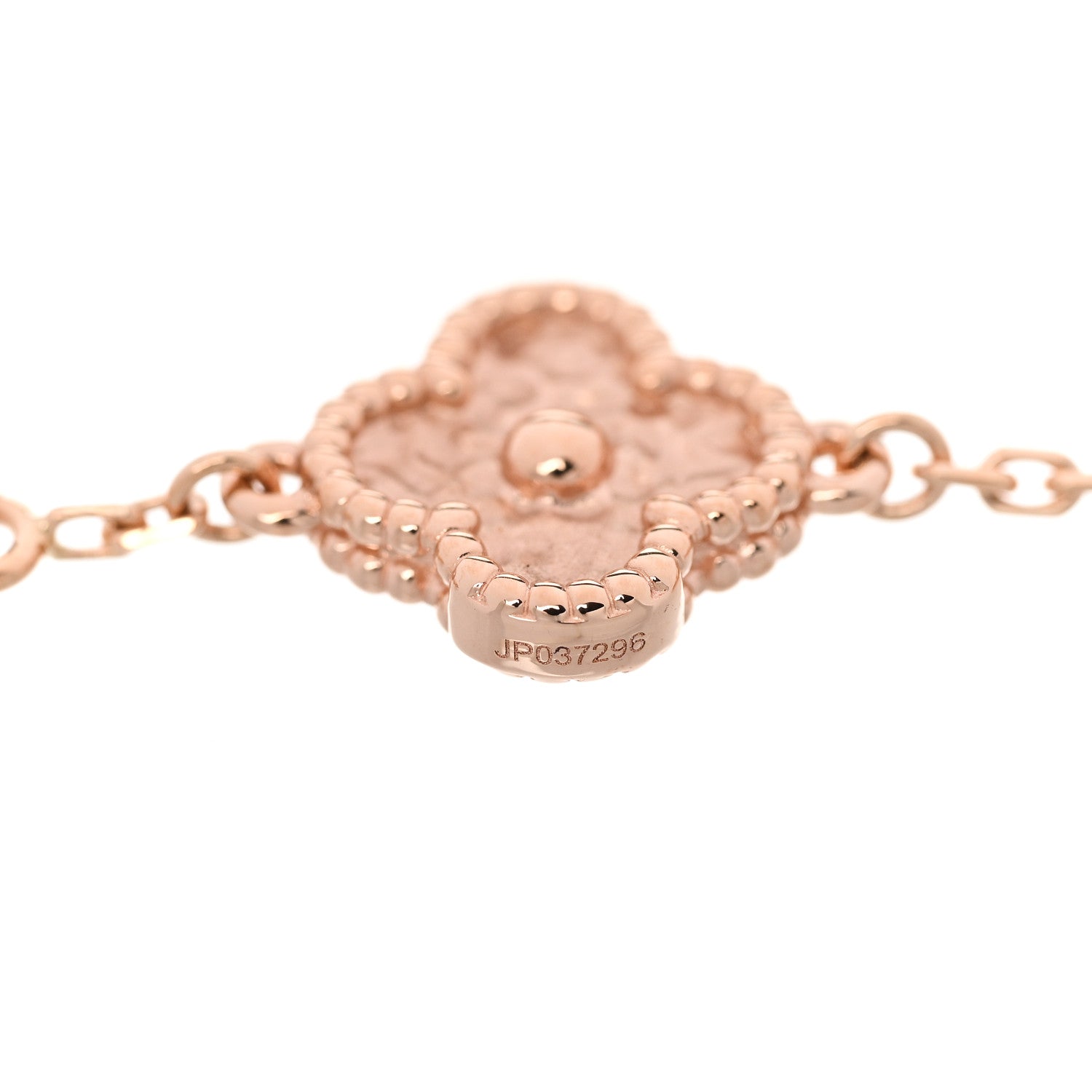 Van Cleef & Arpels 18K Rose Gold 6 Motifs Sweet Alhambra Bracelet 4 of 5