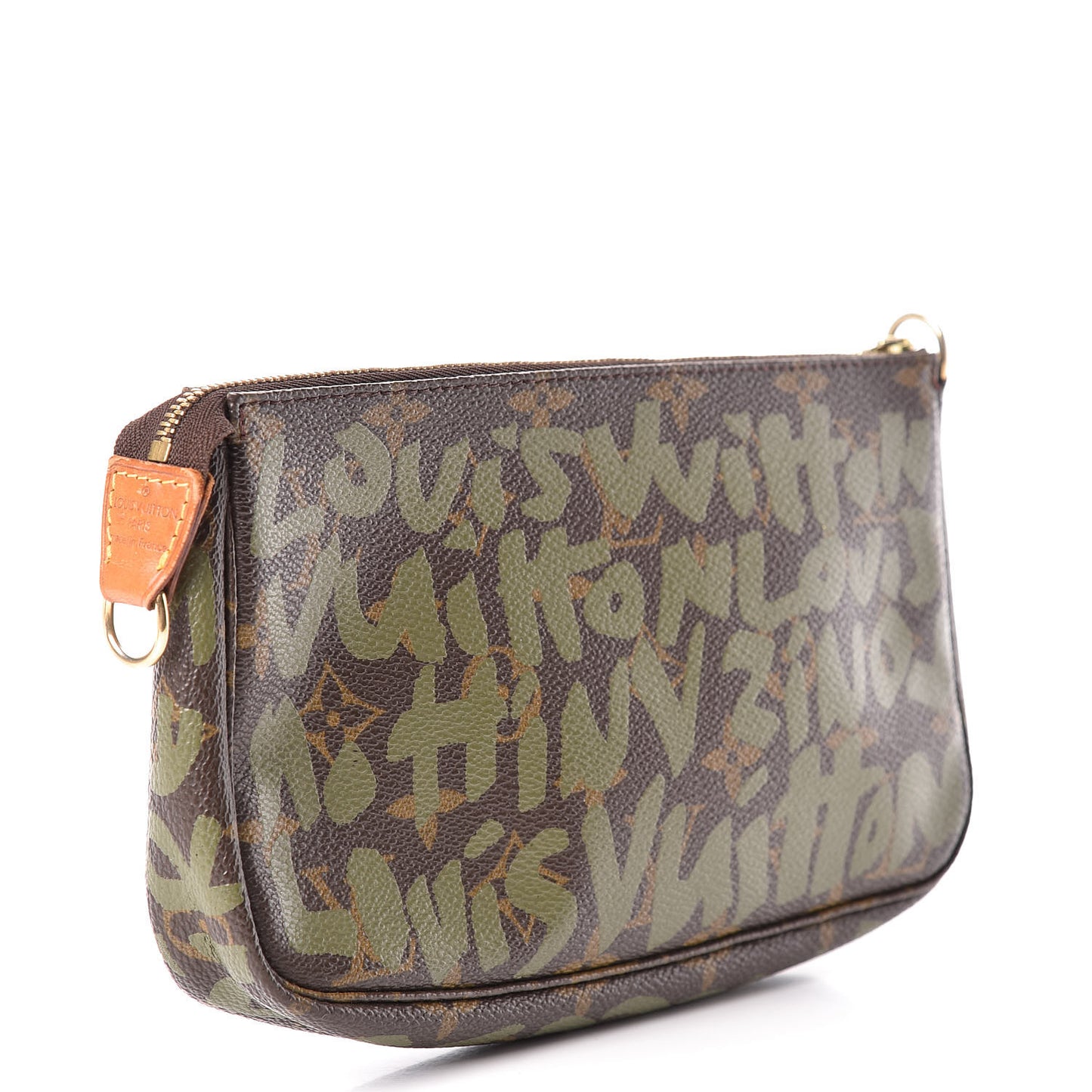 Monogram Graffiti Pochette Accessories Kaki
