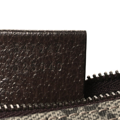 Gucci GG Supreme Monogram Web Ophidia Tote Brown 8 of 10