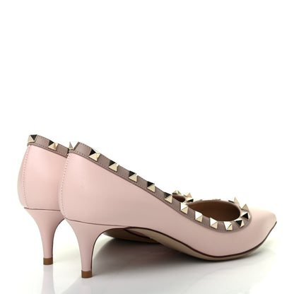 Valentino Garavani Nappa Rockstud 50mm Pumps 37 Water Rose Poudre 3 of 4