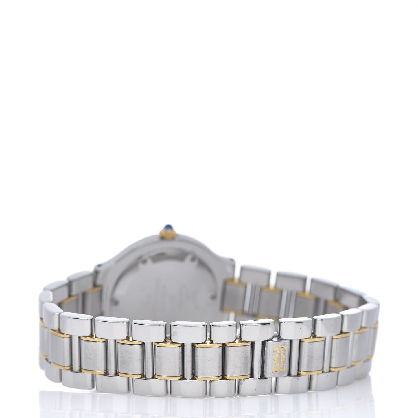 Stainless Steel 18K Yellow Gold 31mm Must De 21 Quartz Watch