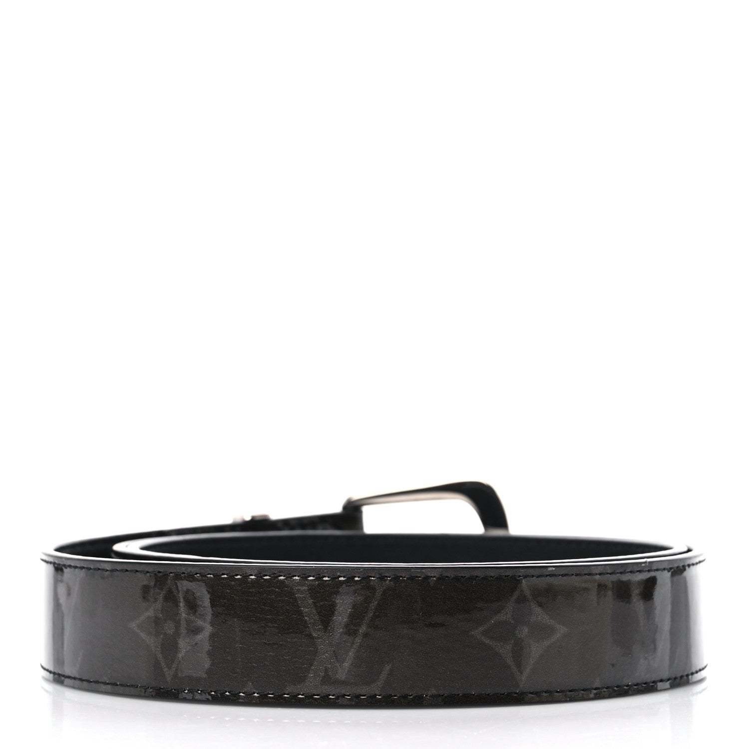 Louis Vuitton Glaze Calfskin Monogram Eclipse Ouest 30mm Belt 95/38 2 of 5