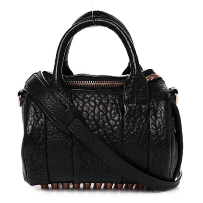 Alexander Wang Pebbled Lambskin Mini Rockie Black Rose Gold Hardware 1 of 10