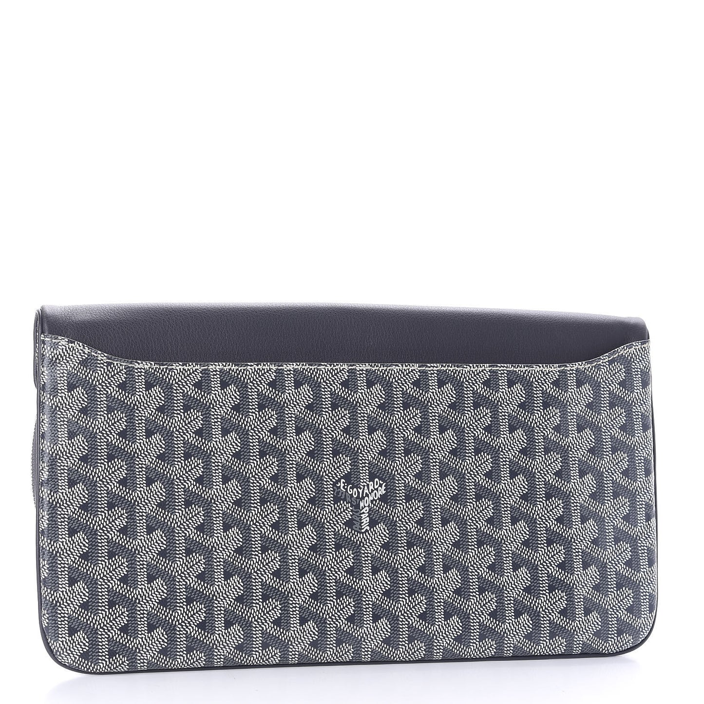 Goyardine Sainte Marie Soft Clutch Grey