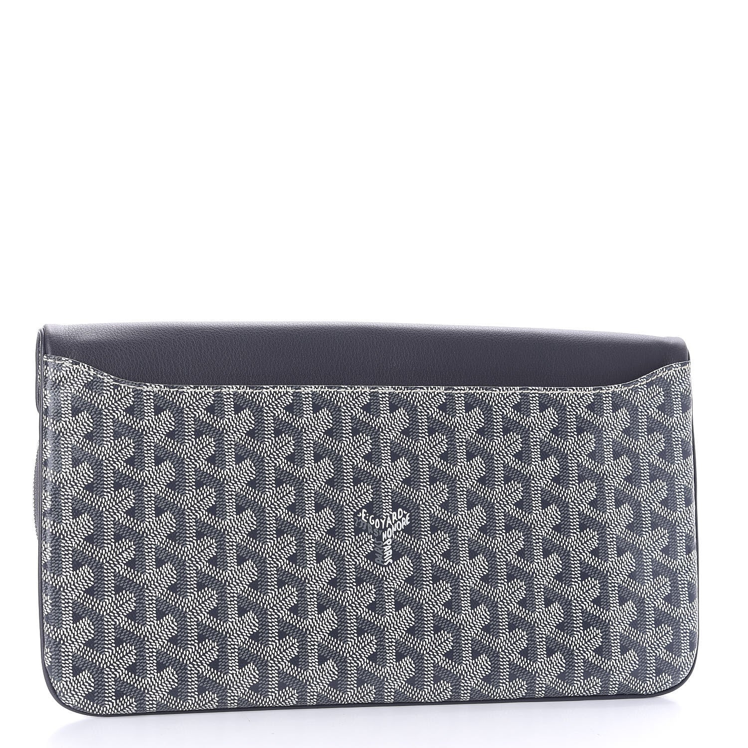 Goyard Goyardine Sainte Marie Soft Clutch Grey 3 of 11