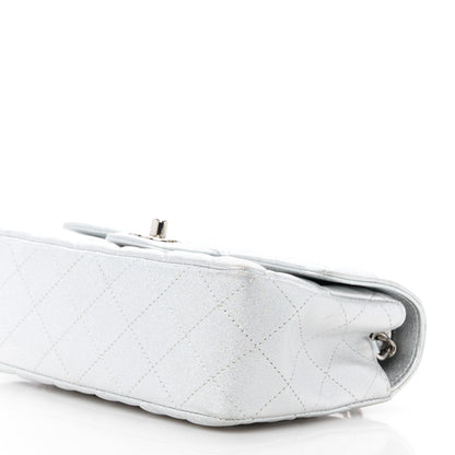 Chanel Metallic Lambskin Quilted Mini Rectangular Flap Silver 11 of 13
