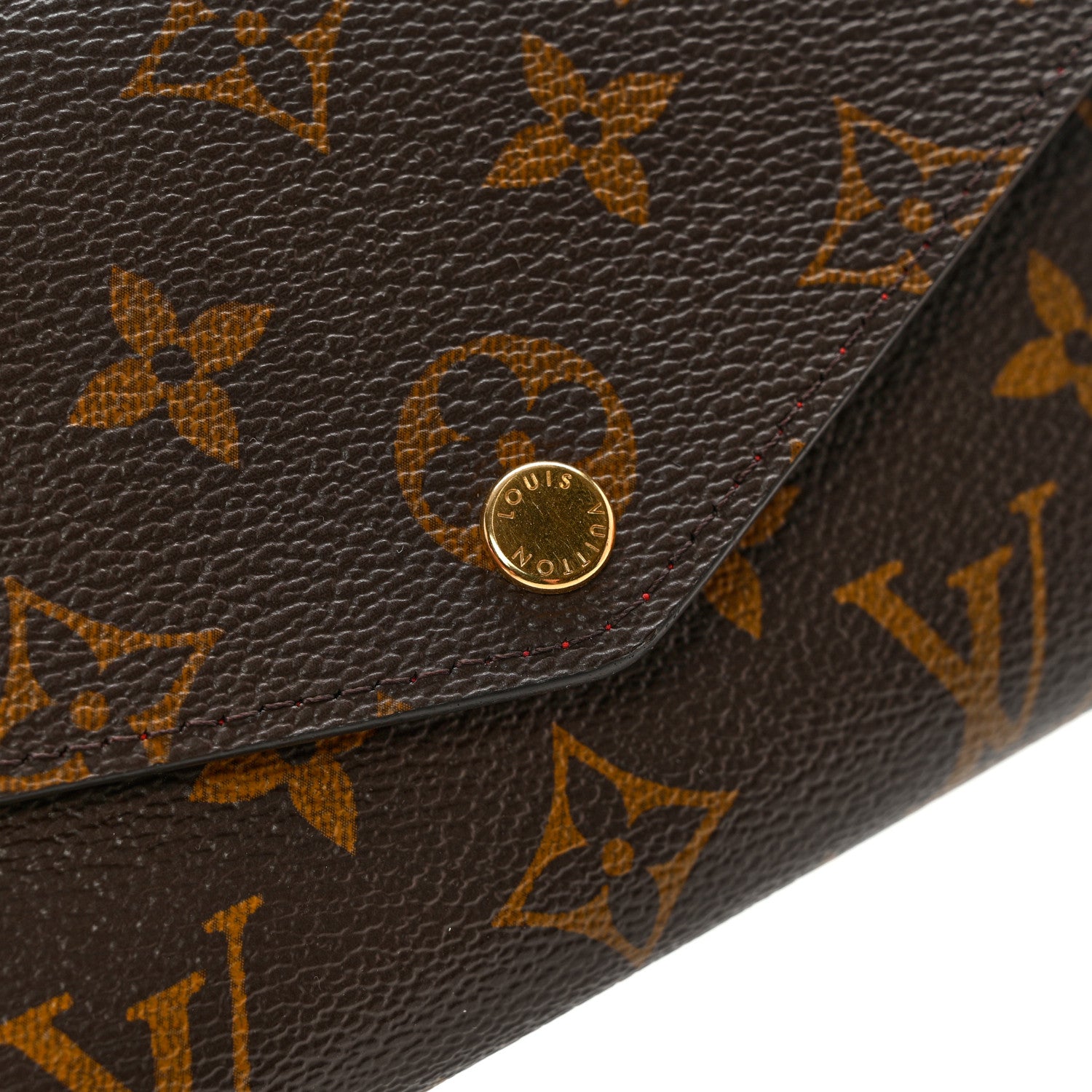 Louis Vuitton Monogram Sarah Wallet NM Coquelicot 9 of 10